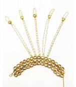Kundan And Pearls 5 Ring Bracelet Hathphool