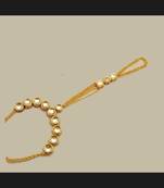 Kundan And Gold Chains Hathphool