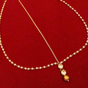 Kundan And Pearl Drop Mathapatti 1