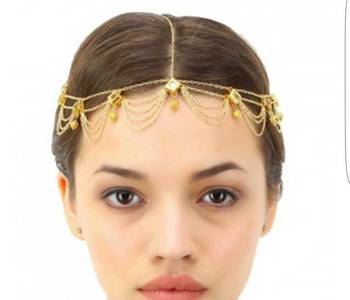 Kundan And Gold Chains Heavy Mathapatti 1