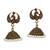 Egal Theme Head With Gold Plated Jhumka Earrings For Women
