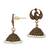 Egal Theme Head With Gold Plated Jhumka Earrings For Women