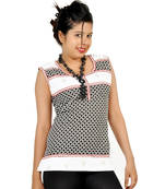 Exclusive Hand Block Design Black Cotton Kurti