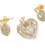 gold plated pendant set