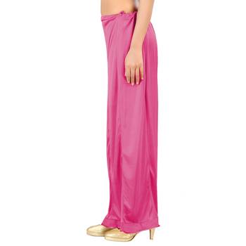 Pink plain satin petticoat 3