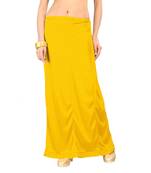 Ziya Yellow Pure Satin Petticoat