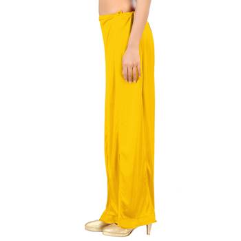 Ziya Yellow Pure Satin Petticoat 3