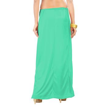 Ziya Turquoise Pure Satin Petticoat 2
