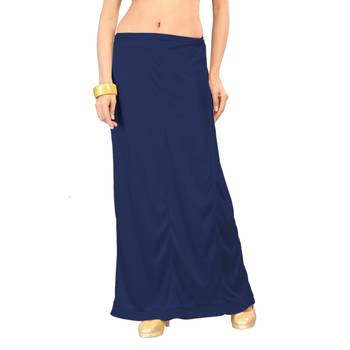 Ziya Blue Pure Satin Petticoat 1