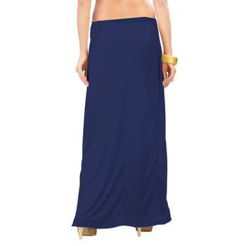 Ziya Blue Pure Satin Petticoat 2