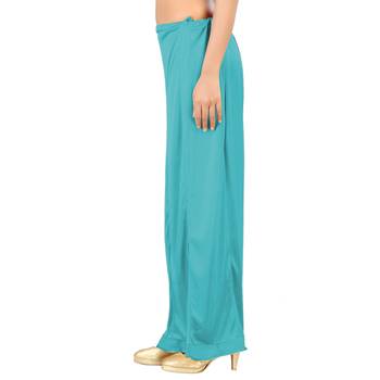 Ziya Turquoise Pure Satin Petticoat 3