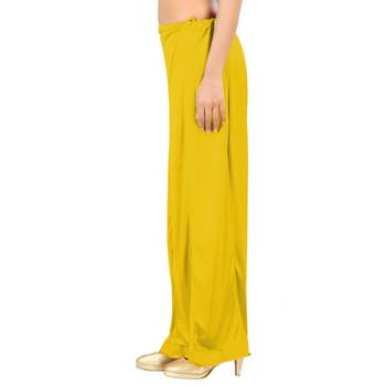 Ziya Yellow Pure Satin Petticoat 3