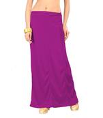 Ziya Purple Pure Satin Petticoat