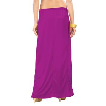 Ziya Purple Pure Satin Petticoat 2