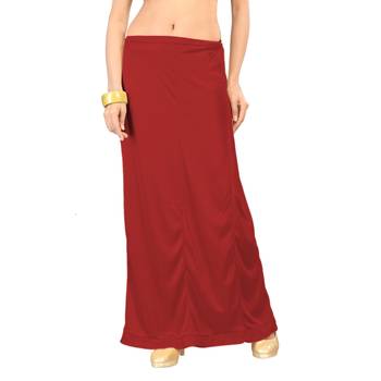Ziya Red Pure Satin Petticoat 1