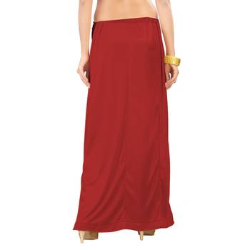 Ziya Red Pure Satin Petticoat 2