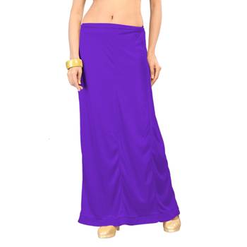 Ziya Blue Pure Satin Petticoat 1
