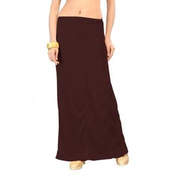 Ziya Brown Pure Satin Petticoat 1