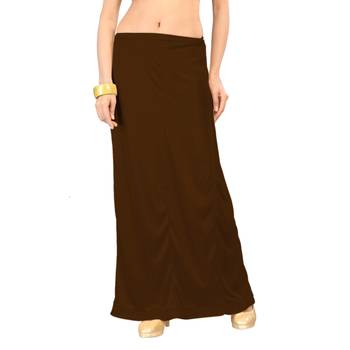 Ziya Brown Pure Satin Petticoat 1