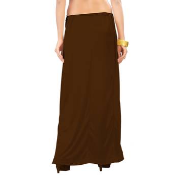 Ziya Brown Pure Satin Petticoat 2