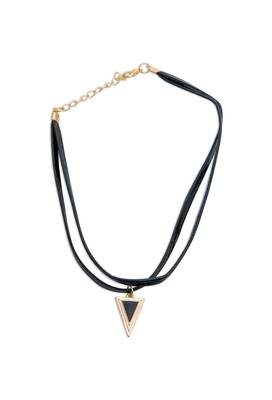 Trendy Triangle Pendant choker necklace 1