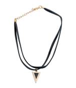 Trendy Triangle Pendant choker necklace