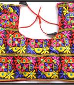 Multicolor Kutch Embroidered Traditional designer Blouse