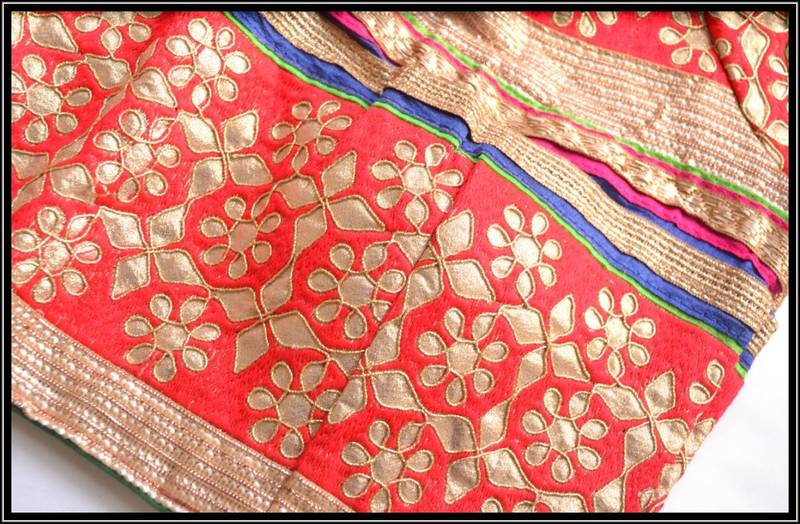 Multicolor Kutch Embroidered Traditional designer Blouse