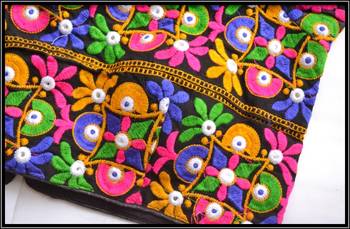 Multicolor Kutch Embroidered Traditional designer Blouse 2
