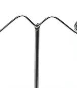 Elegant Titanium Finish Casual Look Earring