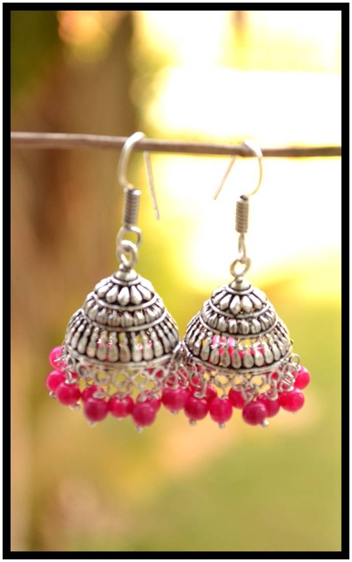 Exclusive Oxidized Royal Jhumka