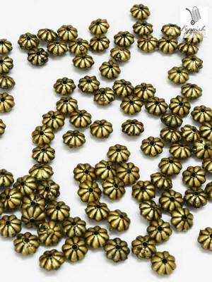Floral Antique Golden beads (500 + 100 pcs) 1