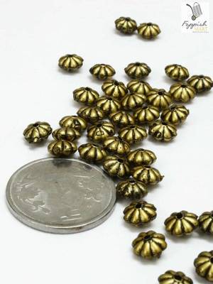 Floral Antique Golden beads (500 + 100 pcs) 3