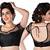 black Benglory Unstitched Blouse