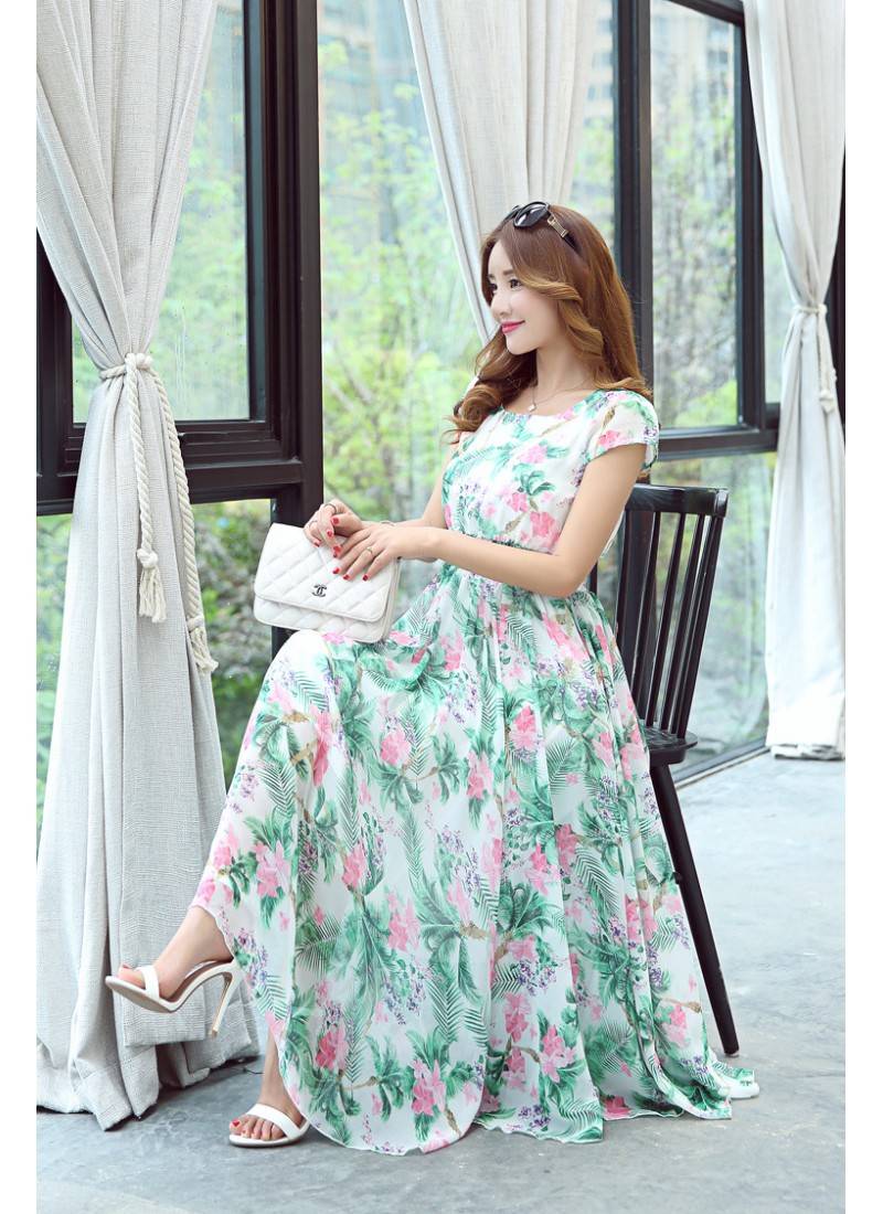 sky printed georgette semi stitched kurti