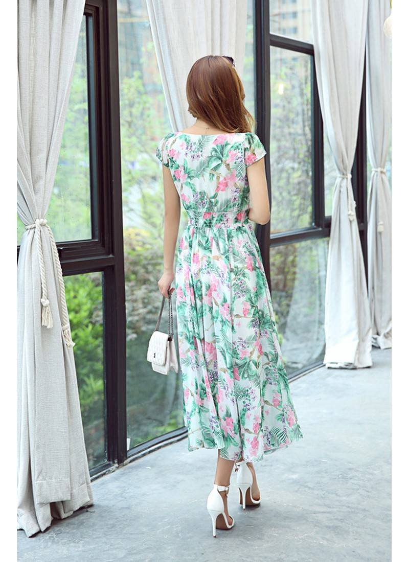 sky printed georgette semi stitched kurti