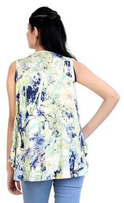 Pista stretchable lycra fabric printed  top 3