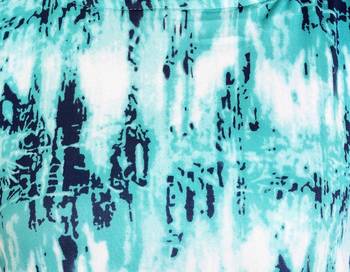 Turquoise stretchable lycra fabric printed  top 4