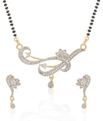 Multicolor cubic zirconia mangalsutra 2