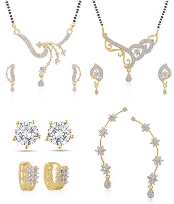 Multicolor cubic zirconia mangalsutra 1