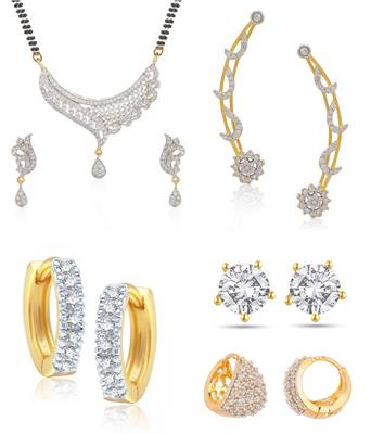 Multicolor cubic zirconia mangalsutra 1