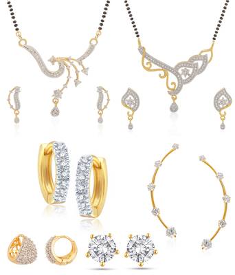 Multicolor cubic zirconia mangalsutra 1