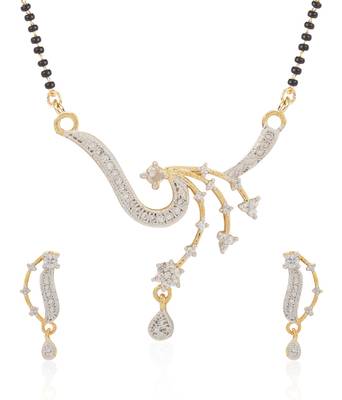Multicolor cubic zirconia mangalsutra 3
