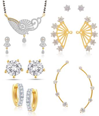 Multicolor cubic zirconia mangalsutra 1
