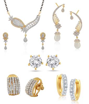 Multicolor cubic zirconia mangalsutra 1