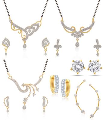 Multicolor cubic zirconia mangalsutra 1