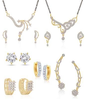 Multicolor cubic zirconia mangalsutra 1