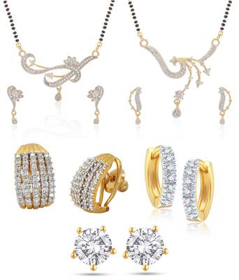 Multicolor cubic zirconia mangalsutra 1