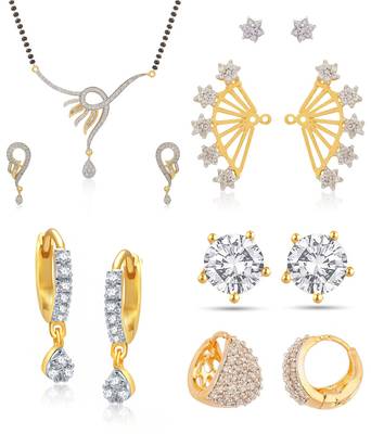 Multicolor cubic zirconia mangalsutra 1