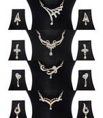 Multicolor cubic zirconia mangalsutra